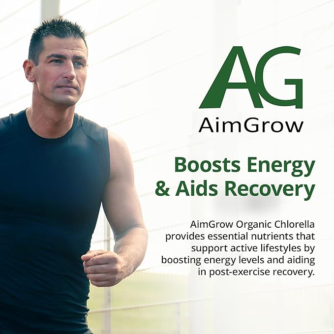 1000 Tablets, Organic Chlorella Tablets with Broken Cell Wall, 250mg