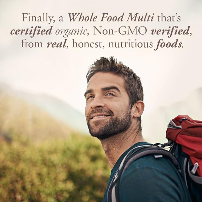 Garden of Life Organics Vitamins for Women 40 Plus - 120 Tablets & Organics Multivitamin for Men - Men's Once Daily Whole Food Vitamin Supplement Tablets, Vegan, 30 Count