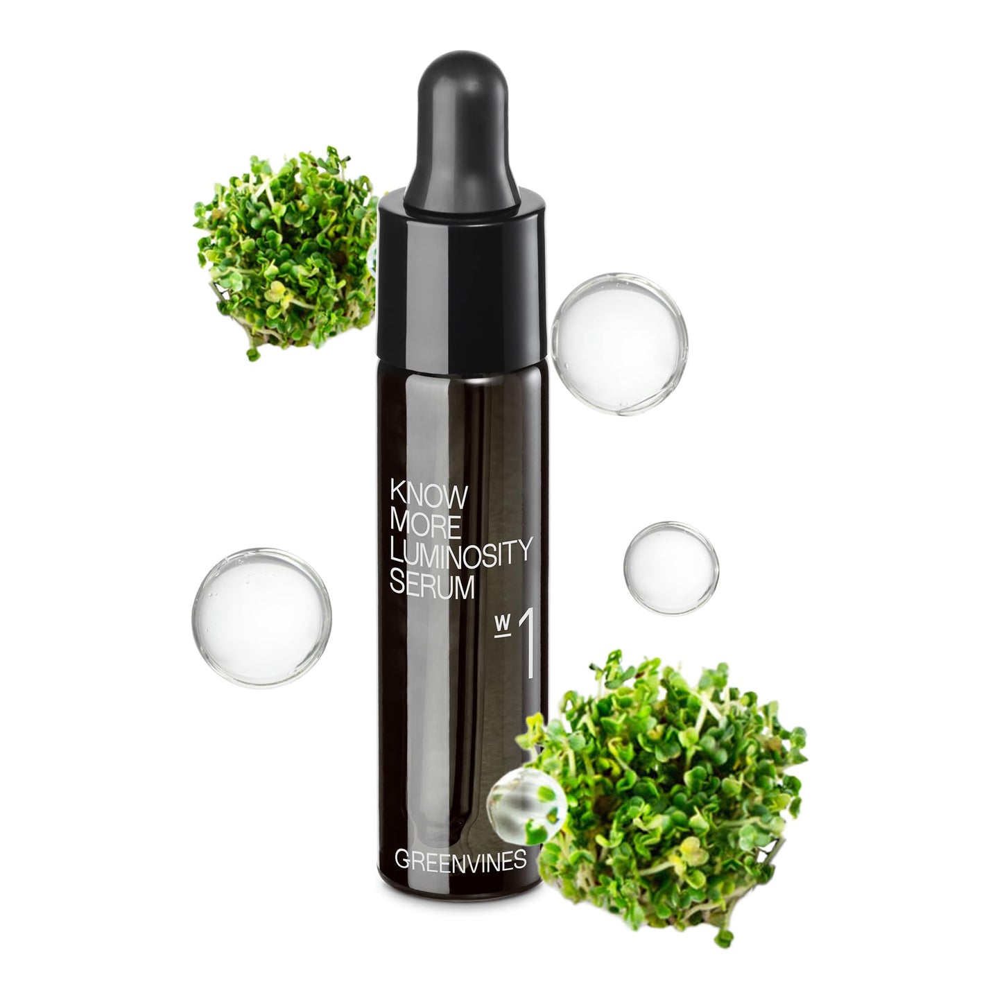 Greenvines Luminosity Hydrated & Anti-Aging Serum | Prevent Pre-mature Aging Sign for Smooth, Radiant Skin | Sensitive, Damaged Skin Work | 0.3 Fl oz