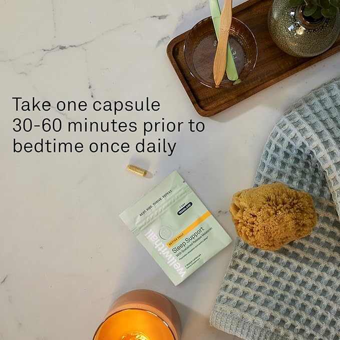 Women’s Multivitamin Daily Supplement with Essential Vitamins, Minerals & Iron (60 Tablets) & Sleep Support with Sustained-Release Melatonin (7 Capsules Travel Pack)