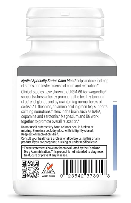 Kyolic Specialty Series Calm Mood, 60 vegicaps