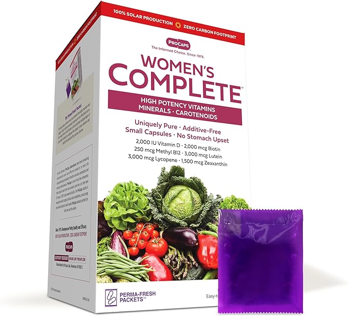 ANDREW LESSMAN Multivitamin - Women's Complete 30 Packets - High Potencies of 30+ Nutrients, Essential Vitamins, Minerals, Carotenoids. Small Easy-to-Swallow. No Binders, No Fillers, No Additives