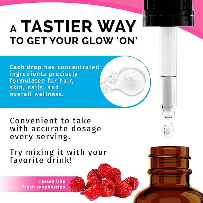 4-in-1 Liquid Biotin Collagen Keratin Saw Palmetto Drops (2 fl oz - 2 Pack) & 6-in-1 Maca Root Ashwagandha w Black Pepper Fruit (120ct) Bundle - Hair, Skin, Nails, Energy & Mood Support Supplement