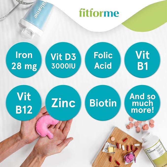 FitForMe Bariatric Multivitamins After Gastric Sleeve - One a Day WLS Optimum Capsule Starter Pack - 10 Days Supply of Vitamins, Minerals & Iron, Scientifically Proven