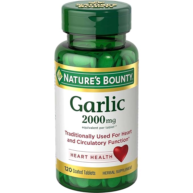 Nature's Bounty Garlic 2000mg, Tablets 120 ea