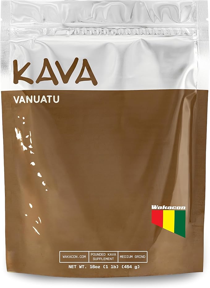 Vanuatu Waka Kava Powder - Premium Noble Kava from Vanuatu (16 oz)