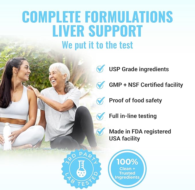 Milk Thistle + NAC Supplement with Dandelion Root Extract, Beet Root Extract, Artichoke Extract, TUDCA & Complete Liver Support Supplement Blend | 60 Capsules