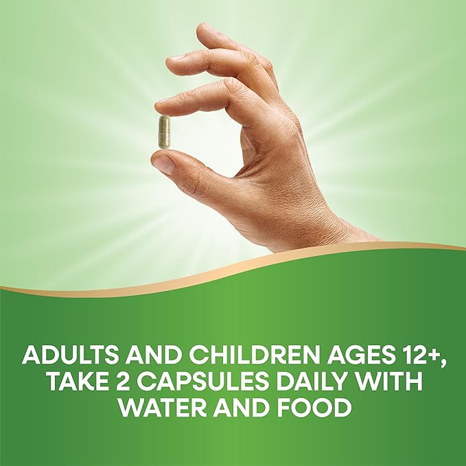 Nature's Way Garden Veggies, Veggie Powder Blend, 900 mg per 2-Capsule Serving, 60 Vegan Capsules (Packaging May Vary)