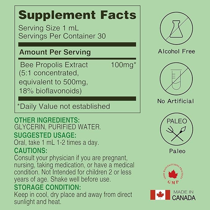 Lovita Bee Propolis Liquid Extract & Vitamin D3 Softgel Nutrient Supplement Bundle