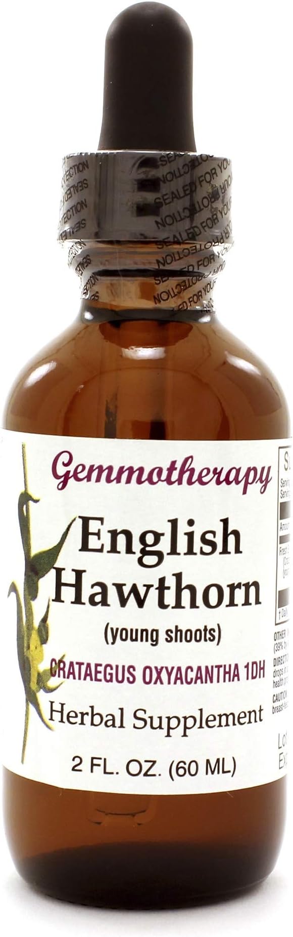 Boiron English Hawthorne/Crataegus Oxyacantha Herbal Supplement - 2 oz