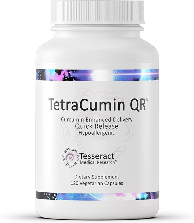 TetraCumin QR Joint Support Supplement, Quick-Release Turmeric Curcumin Metabolite, Proprietary Joint Supplements for Women & Men, Helps Promote Muscle & Joint Health, 120 Capsules