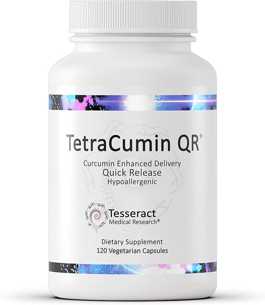 TetraCumin QR Joint Support Supplement, Quick-Release Turmeric Curcumin Metabolite, Proprietary Joint Supplements for Women & Men, Helps Promote Muscle & Joint Health, 120 Capsules