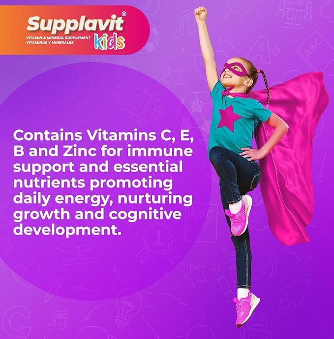 Kids Vitamins and Supplements, No Artificial Coloring, Allergen-Free for Healthy and Strong Children, Natural Fruit Flavors, Healthy and Delicious, (120 Gummies)