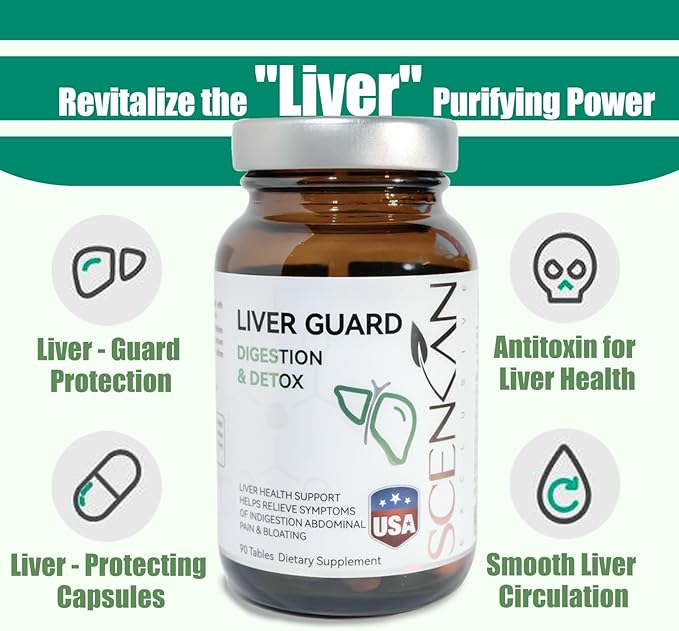 Milk Thistle & Artichoke Supplement for Liver Detox - Optimal Dose for Your Liver Support, 90 Capsules (1)