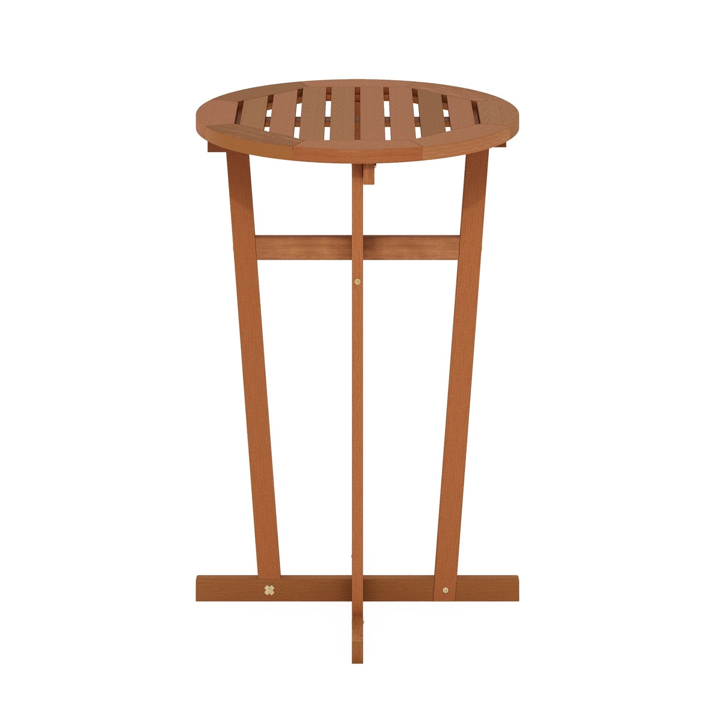 Furinno Tioman Hardwood Outdoor Patio Bar Table in Teak Oil, Natural