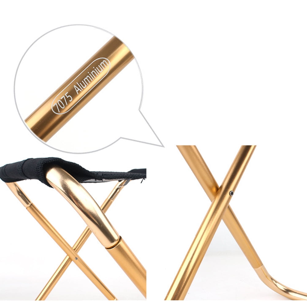 SKISUNO Lightweight Foldable Chair Aluminium Alloy Oxford Cloth Portable for Camping Picnics 1Set 9.8x8.9x10.6in