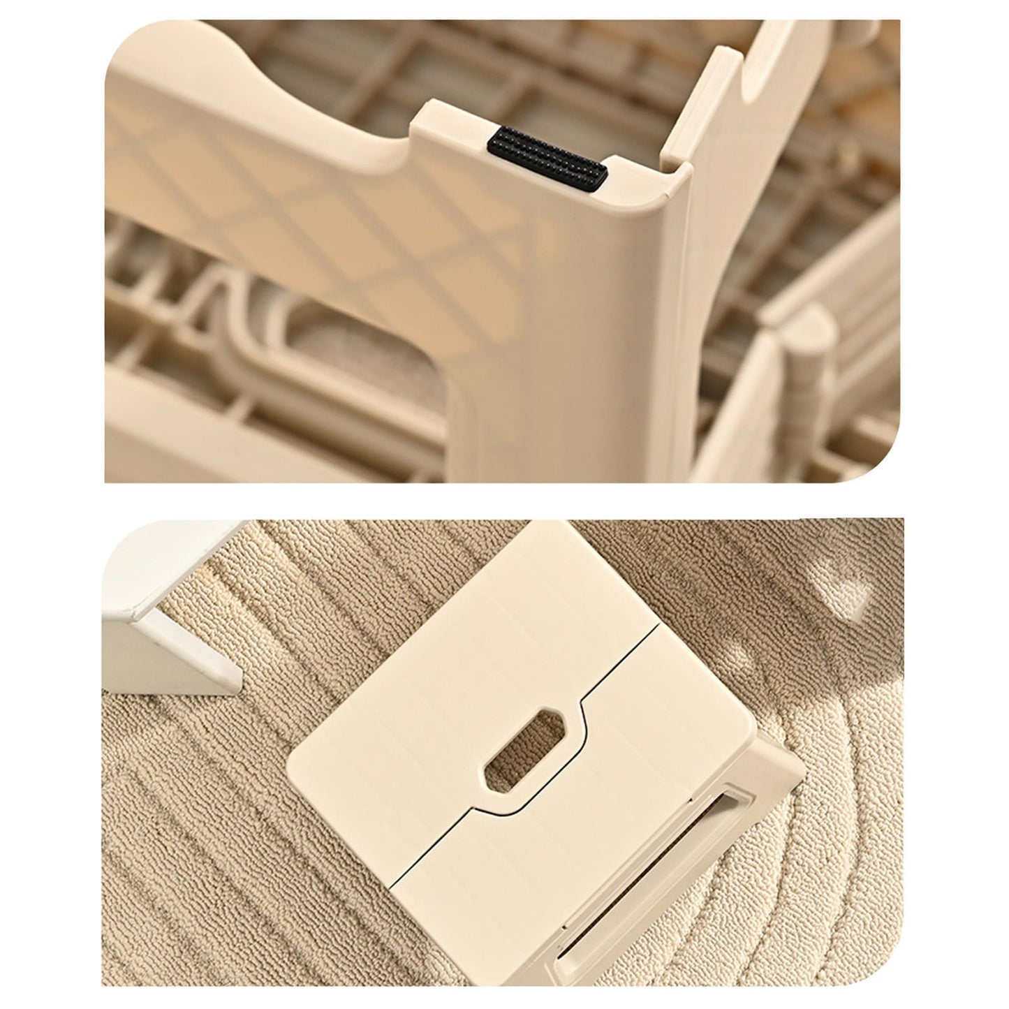 FAMTKT Camping Stool, Portable Folding Stool Lightweight Stool Seat for Camping Fishing Hiking Gardening Outdoor Walking Backpacking Travelling and Beach Small Stool