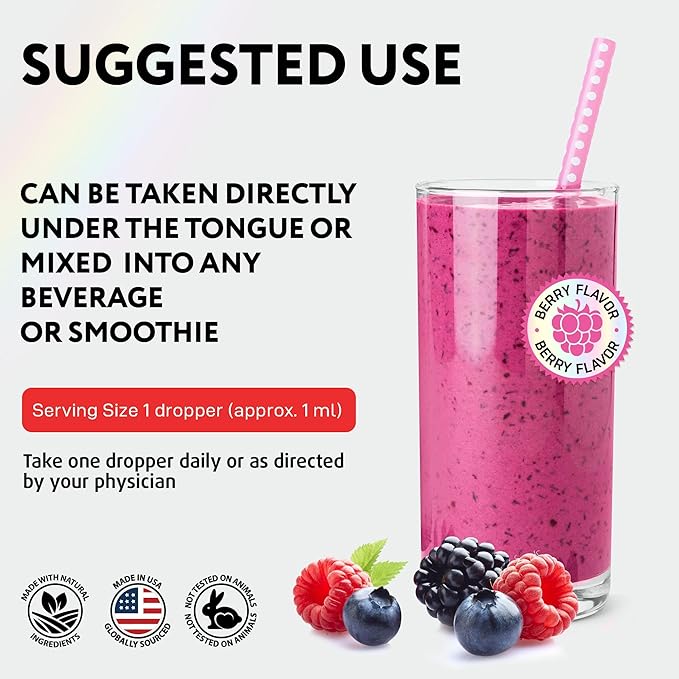 Vegan Vitamin B12 - Vit B 12 Liquid Drops Sublingual 5000mcg - USDA Organic Methyl B-12 for Men and Women - Methylcobalamin Energy Supplement for Immunity, Metabolism & Health Support - Made in USA