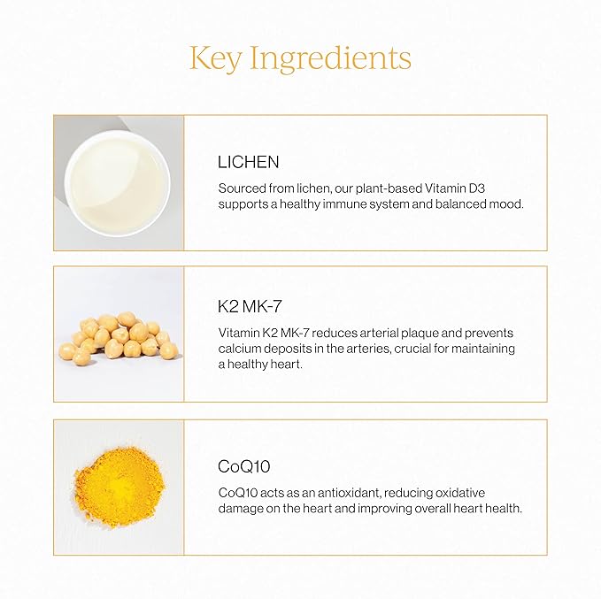 CYMBIOTIKA Vitamin D3 + K2 + CoQ10 Liquid, Vitamin D Supplement for Immune Support, Heart Health & Bone Health, Energy Booster, Liposomal Delivery, Vegan, Tangerine Flavor, 2pck (4.0 fl oz.)