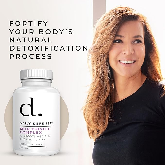 Pure Milk Thistle Herbal Supplements - 450mg Milk Thistle Extract for Liver Detox & Liver Support Supplement - Vegan Dietary Supplements for Women & Men, 60 Tablets