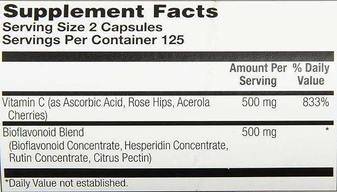 Solaray C Super Bio-Plex Supplement, 250 Count