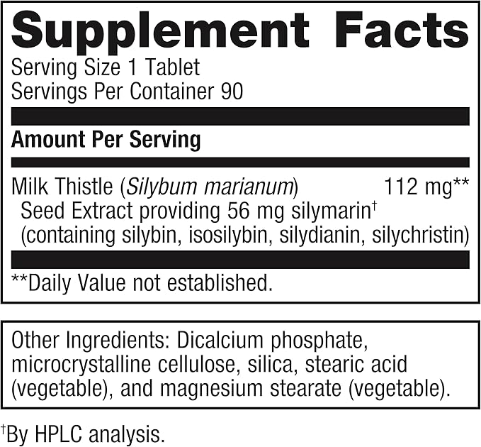 Metagenics Milk Thistle Extract - Liver Health Support* - Milk Thistle Seed Extract - Antioxidants Supplement* - Liver Maintenance* - Non-GMO, Gluten-Free & Vegetarian - 90 Tablets