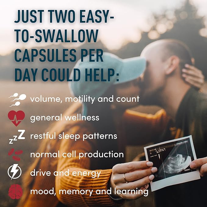 WINDSOR BOTANICALS Vegan Vitamin B12 and Male Fertility Supplement with Maca Root - Energy and Fertility Bundle