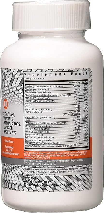 Daily Vitamin TB Womens WMILL Size: 100