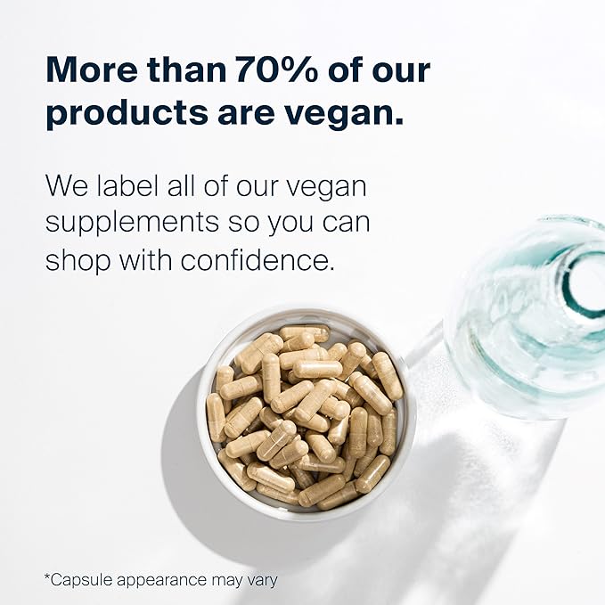 Vital Nutrients Tension Ease with Ashwagandha | Stress Relief Supplement for Relief of Occasional Stress and Nervous Tension | Gluten, Dairy, Soy Free | Non-GMO | 60 Capsules