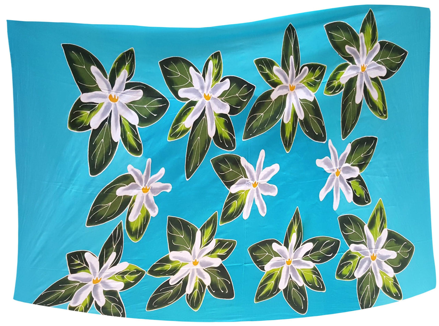 LA LEELA Women's Sarong Wrap Cover up Swimwear Wraps One Size Aqua Floral