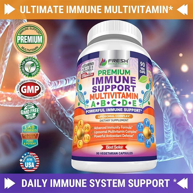 FRESH HEALTHCARE Chlorella and Immune Support Multivitamin - Bundle