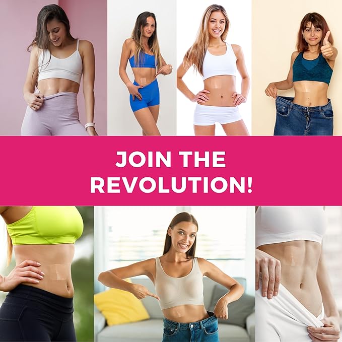 Firming B12 Patches (Pack of 36) - 100% Natural Vitamin Patches for Women, Energy & Body Support, Self-Adhesive Transparent Patches - Enhanced Formula