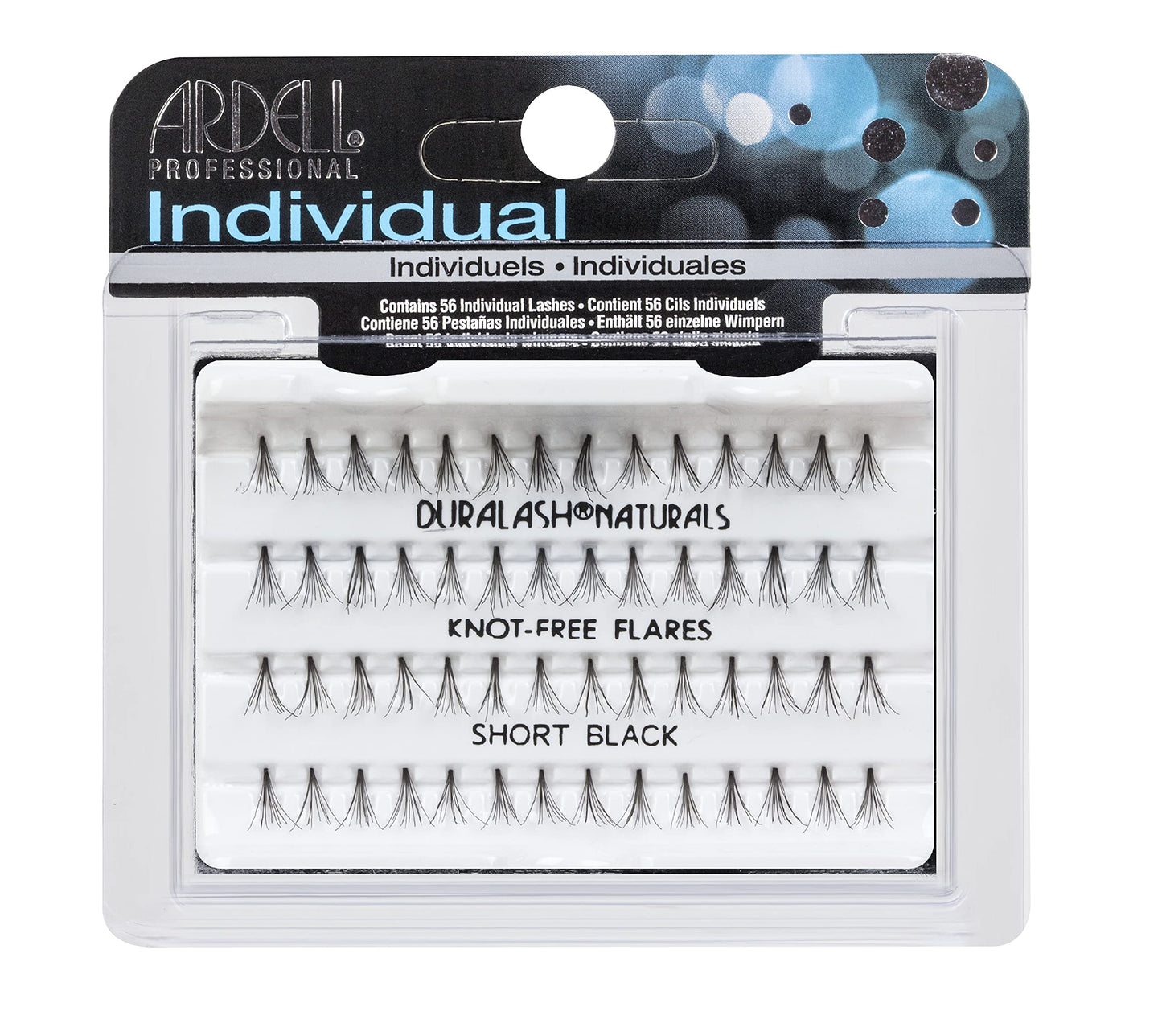 Ardell Duralash Naturals Flare Short Black (56 Lashes) (6 Pack)