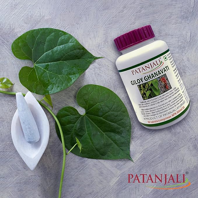 patanjali Giloy Ghanvati 60 tab Pack of 3