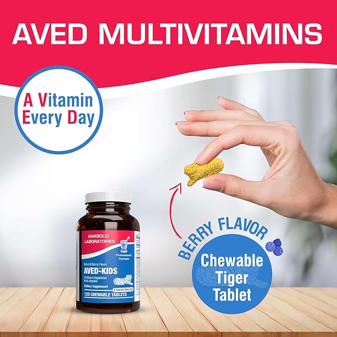 25-in-1 Kids Chewable Multivitamin - Clinically Formulated Kids Multivitamin with Iron Magnesium Vitamins A B Complex C D E Antioxidant Rich Fruit Extracts & More - Made in The USA - 1 Month Supply