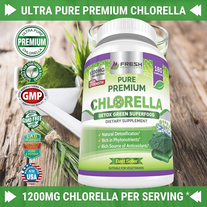 FRESH HEALTHCARE Chlorella and Immune Support Multivitamin - Bundle