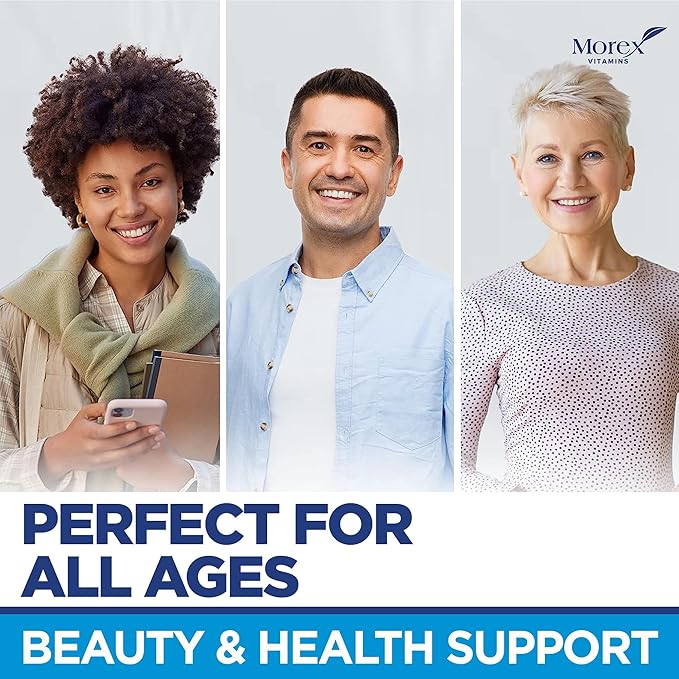 Biotin Keratin & Collagen Capsules - Made in USA - Natural Collagen, Keratin & Biotin for Hair Growth - Biotin & Collagen Vitamins with Multi Collagen Peptides for Hair Loss, Skin & Nails - 60 Caps