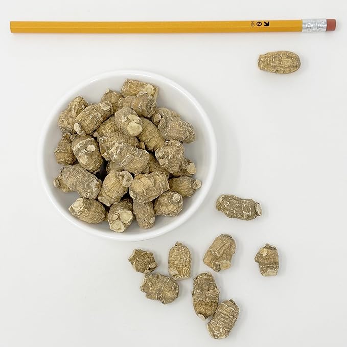 DOL Hand Selected Cultivated Wisconsin American Ginseng Pearl Ginseng 花旗参/西洋参 精选珍珠参 - in Box. (Small 4oz/Box*2)