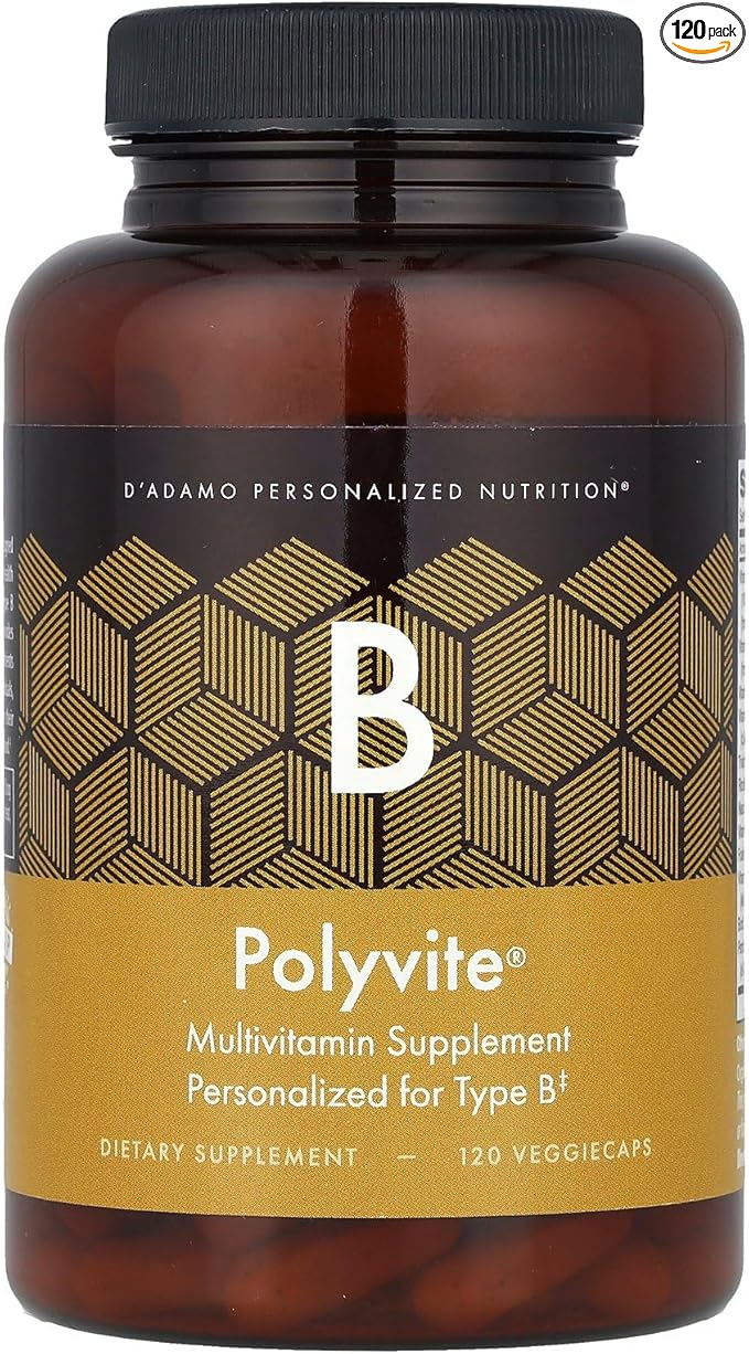 D'Adamo Personalized Nutrition - Polyvite B 120 vcaps