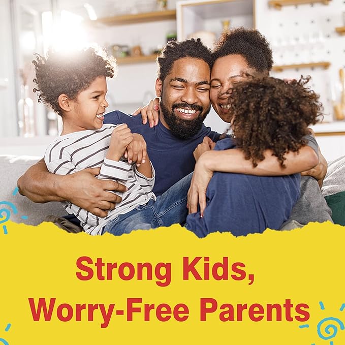 Sugar Free Kids Multivitamin Gummies with Iron, Probiotics, Vegan Omega 3 (EPA/DHA), Kids Daily Vitamins A, C, D, B Complex, Zinc for Healthy Growth, Immune, Brain, Bone, Orange Flavor, 120 Counts