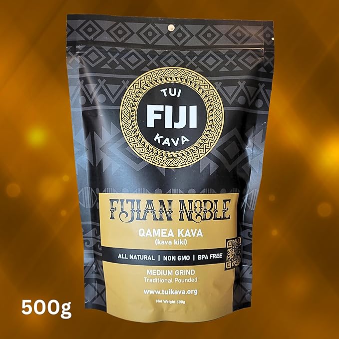 TUI KAVA PREMIUM WELLNESS KAVA -TRADITIONAL Noble Pounded Medium Grind 500g (1lb 2oz) - SHARING SIZE | Very Heady Kava | All Natural Relaxation | Increase Focus | Mood/Sleep Support | Stress Relief | STRAINER BAG REQUIRED.