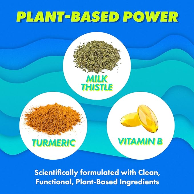 The Plug Liver Cleanse Detox & Repair Pills - Milk Thistle Liver Detox - Fatty Liver Support Supplement - 20 Herbal Liver Capsules, Turmeric & Vitamin B for Healthy Digestive & Immune System
