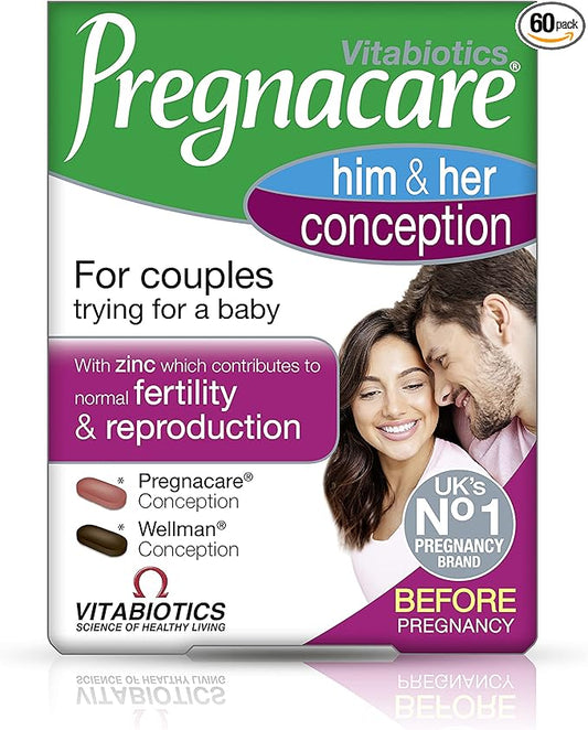 Vitabiotics - Pregnacare - His & Her Conception - 2x30 Tablets