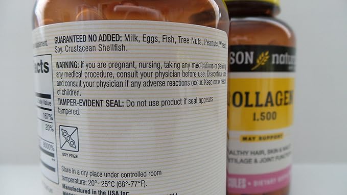 Mason Vitamins, Collagen, Plus Biotin & Vitamin C, 1500, 120 Capsules(Pack of 2) by Mason Natural