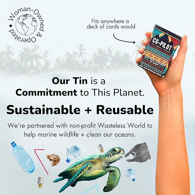 Travel Vitamin Supplement for Flight and Daily, Jet Lag, Energy, Immune, Digestion Support, Promote Calmness with Ashwagandha, Rhodiola, Chia & D3 for Better Sleep & Mood | Vegan, 60 Count