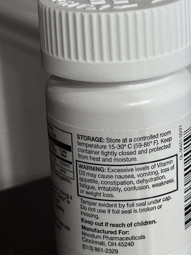 Ziks Vitamin D3 50000 IU 30 Softgels for Healthy Bones and Immune System