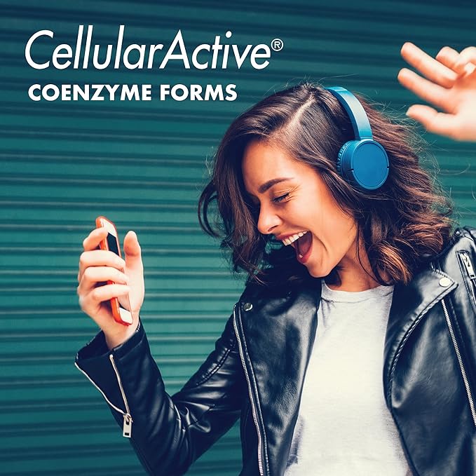 Bluebonnet Nutrition Cellular Active Coenzyme B-Complex, Energy Production & Nerve Support*, Vegan, Kosher Certified, Gluten-Free, Soy-Free, Dairy-Free, 100 Vegetable Capsules, 100 Servings