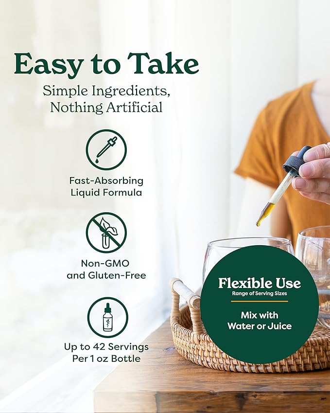 Herb Pharm Organic Ashwagandha Liquid Extract, Alcohol-Free: Mood Support Supplement, Vegan Ashwagandha Root Glycerite, Tasty Non-Bitter Adaptogen Extract for Adults, Non-GMO, 1 Oz