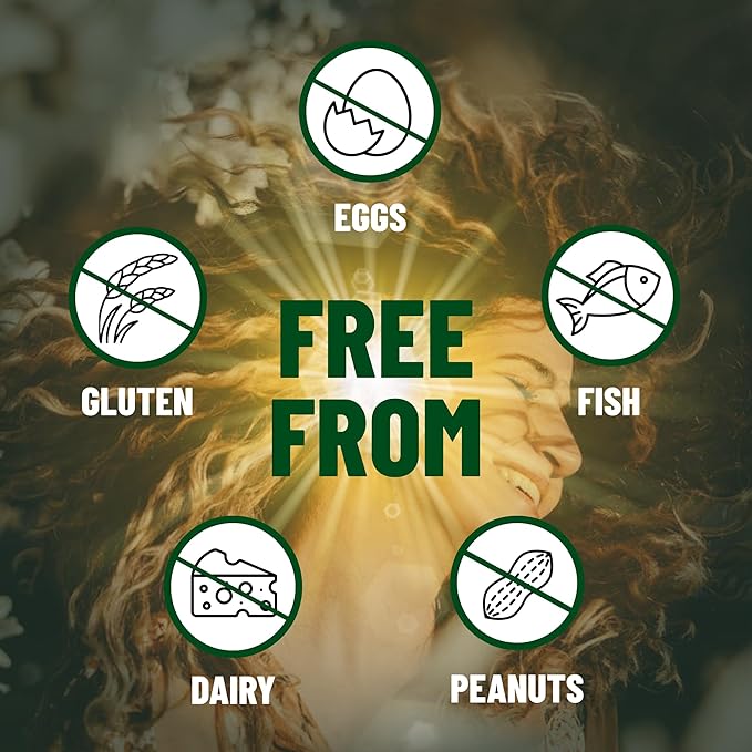 Vegan Vitality Brain & Body Balance Bundle: 120 Lions Mane Mushroom Nootropic Brain Support Supplement and 60 Vegan Vitamin D3 + K2 4000IU (100mcg)