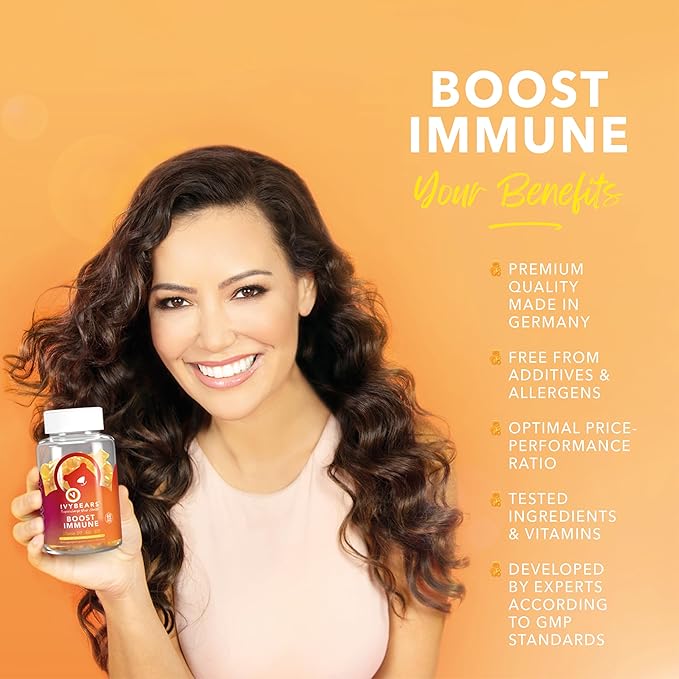 Men’s Hair Vitamins and Boost Immune Gummies - 60 Count